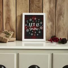 85358-Let-It-Snow-Plaid-Wall-Hanging-Sign-11x9-image-1