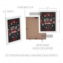 85358-Let-It-Snow-Plaid-Wall-Hanging-Sign-11x9-image-6