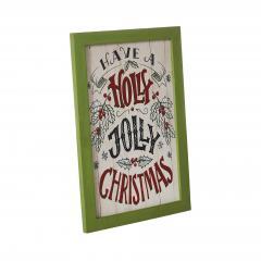 85363-Have-A-Holly-Jolly-Christmas-Framed-Wall-Hanging-Sign-12x8-image-5