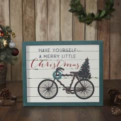 85365-Have-Yourself-A-Merry-Little-Christmas-Bicycle-Wall-Hanging-Sign-13x16-image-1