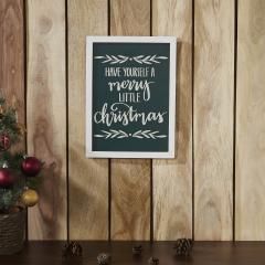 85367-Have-Yourself-A-Merry-Little-Christmas-Green-Wall-Hanging-Sign-15x11-image-2