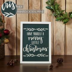 85367-Have-Yourself-A-Merry-Little-Christmas-Green-Wall-Hanging-Sign-15x11-image-8
