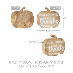 85470-In-All-Things-Give-Thanks-Pumpkin-Shaped-Wood-Decor-6.75x6.5x1.25-image-5