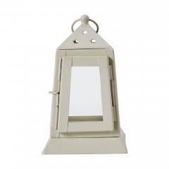 85422-Metal-Lantern-Antique-White-Tealight-Holder-7x4.5x4.5-image-3