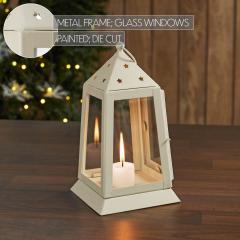 85425-Metal-Lantern-Antique-White-Tealight-Holder-9x5x5-image-6