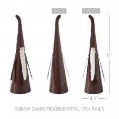 85446-Skinny-Santa-Figurine-Metal-17x4.5x4.5-image-5