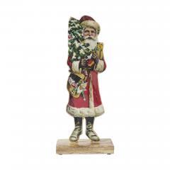 85449-Vintage-Nostalgic-Santa-Christmas-Tree-Figurine-12x5x2-image-2