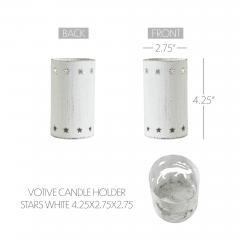 85451-Votive-Candle-Holder-Stars-White-4.25x2.75x2.75-image-4