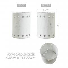 85452-Votive-Candle-Holder-Stars-White-6x4.25x4.25-image-4