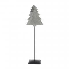 85461-Decorative-Galvanized-Metal-Christmas-Tree-With-Base-16x5x3-image-2
