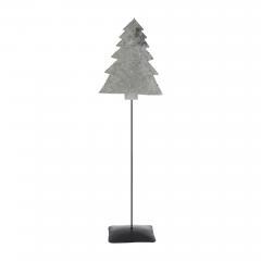 85461-Decorative-Galvanized-Metal-Christmas-Tree-With-Base-16x5x3-image-3