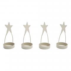 85431-Star-Tealight-Holder-Antique-White-Set-of-4-4x1.75x1.75-image-4
