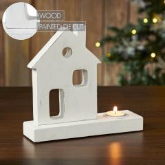 85477-Tealight-Holder-Village-House-White-9x8.25x2.5-image-6