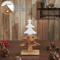 85479-Christmas-Tree-Two-Toned-White-Natural-Wooden-Figurine-10x5.5x2-image-6