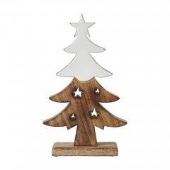 85480-Christmas-Tree-Two-Toned-White-Natural-Wooden-Figurine-13.75x8.25x2-image-2