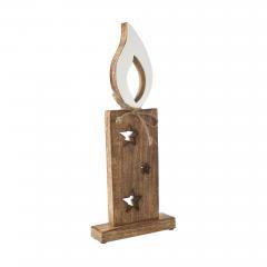 85482-White-Flame-Natural-Candle-w-Stars-Wooden-Figurine-17x7x2-image-4