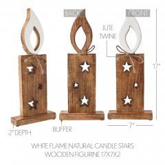 85482-White-Flame-Natural-Candle-w-Stars-Wooden-Figurine-17x7x2-image-5
