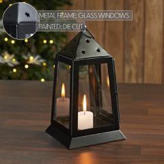 85427-Metal-Lantern-Black-Tealight-Holder-9x5x5-image-6