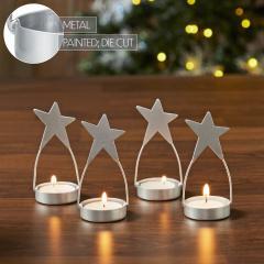 85432-Star-Tealight-Holder-Silver-Set-of-4-4x1.75x1.75-image-6