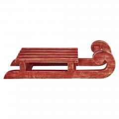 85491-Red-Sled-Wooden-Figurine-16x6x2.75-image-3