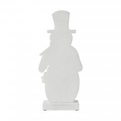 85495-Snowman-With-Welcome-Sign-Carved-Wooden-Figurine-16x7x2.25-image-3