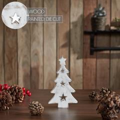 85496-Christmas-Tree-w-Stars-White-Wooden-Figurine-6x3.25x1-image-6