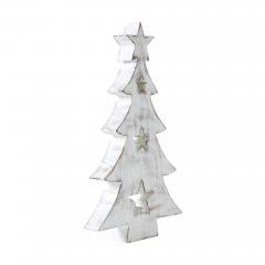 85497-Christmas-Tree-w-Stars-White-Wooden-Figurine-8x4.5x1-image-4