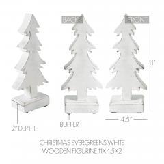 85500-Christmas-Evergreens-White-Wooden-Figurine-11x4.5x2-image-5