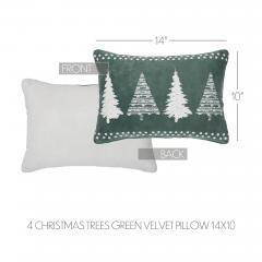 85504-4-Christmas-Trees-Green-Velvet-Pillow-14x10-image-5