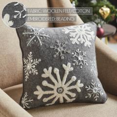 85507-Snowflakes-Grey-Woolen-Felt-Pillow-12x12-image-6