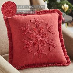 85508-Red-Snowflake-Stone-Washed-Fringed-Pillow-12x12-image-6
