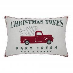 85576-Farm-Fresh-Red-Truck-Christmas-Pillow-14x22-image-2