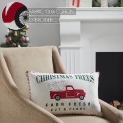 85576-Farm-Fresh-Red-Truck-Christmas-Pillow-14x22-image-6