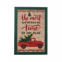 85356-The-Most-Wonderful-Time-Truck-Burlap-Wall-Hanging-Sign-13x9-image-4
