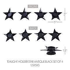 85577-Tealight-Holder-Star-Antique-Black-Set-of-4-1.5x5x5-image-5