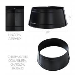 85436-Christmas-Tree-Collar-Metal-Charcoal-8x20x20-image-6