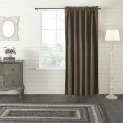 Tea Cabin Green Plaid Blackout Panel 84x50