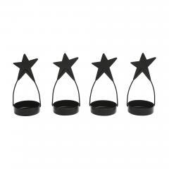 85428-Star-Tealight-Holder-Black-Set-of-4-4x1.75x1.75-image-3
