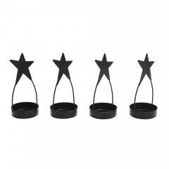85428-Star-Tealight-Holder-Black-Set-of-4-4x1.75x1.75-image-4