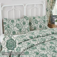 81221-Dorset-Green-Floral-Ruffled-Standard-Pillow-Case-Set-of-2-21x26-4-image-4