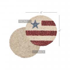 81430-Celebration-Jute-Flag-Coaster-Set-of-6-image-5