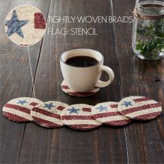 81430-Celebration-Jute-Flag-Coaster-Set-of-6-image-6