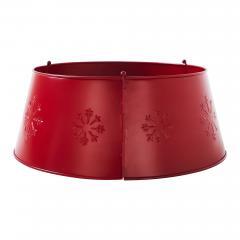 85439-Snowflake-Christmas-Tree-Collar-Metal-Barn-Red-8x20x20-image-4