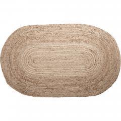 69386-Natural-Jute-Rug-Oval-w-Pad-36x60-image-2
