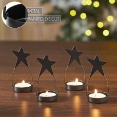 85428-Star-Tealight-Holder-Black-Set-of-4-4x1.75x1.75-image-6