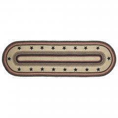 67007-Colonial-Star-Jute-Rug-Runner-Oval-w-Pad-22x72-image-2
