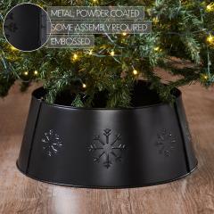 85441-Snowflake-Christmas-Tree-Collar-Metal-Charcoal-8x20x20-image-7