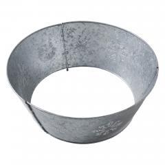 85442-Snowflake-Christmas-Tree-Collar-Metal-Galvanized-8x20x20-image-3