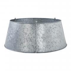 85442-Snowflake-Christmas-Tree-Collar-Metal-Galvanized-8x20x20-image-4