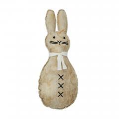 88430-Spring-In-Bloom-Scarfed-Primitive-Bunny-Pillow-12x5-image-3